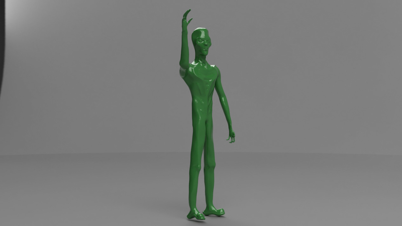 Alien Figurine Sculpt