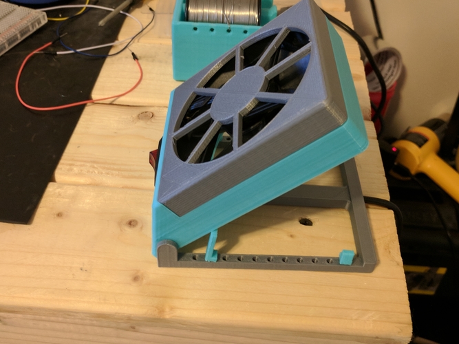 Soldering Fan 3D Print 160408