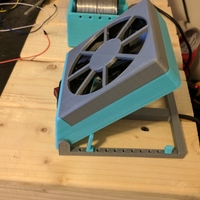 Small Soldering Fan 3D Printing 160408