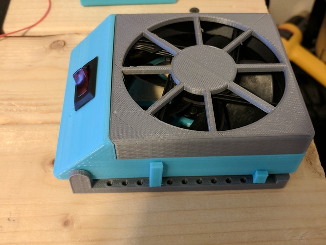Soldering Fan 3D Print 160411