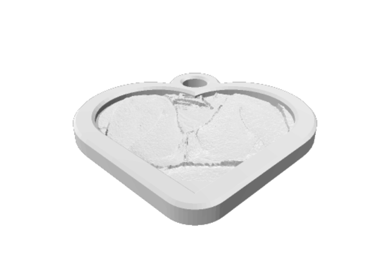 Another vagina lithophane keyring