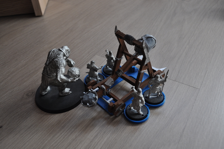 Mordor catapult basement/pedestal Warhammer 3D Print 160664