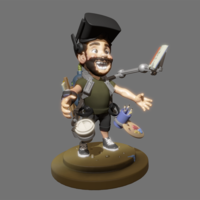 VR sculpted Avatar selfportrait - Thumbnail 8