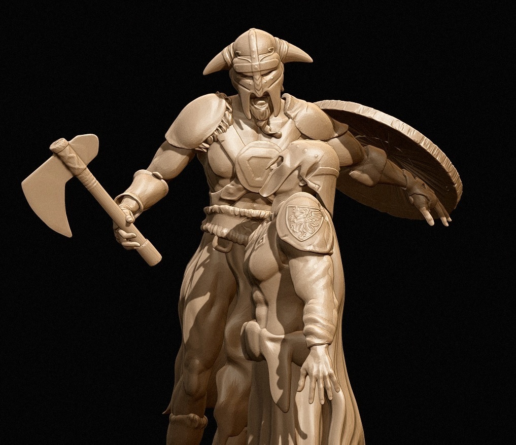 STL file Lord Grim Spear The King's avatar 🎨・3D print design to