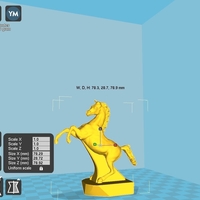 Horse figurine on the hood of a car - Thumbnail 1