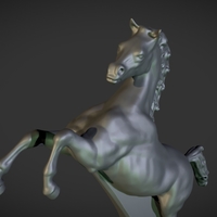 Horse figurine on the hood of a car - Thumbnail 5