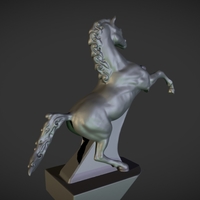 Horse figurine on the hood of a car - Thumbnail 6