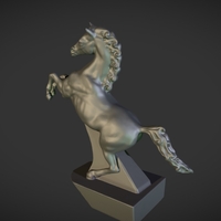 Horse figurine on the hood of a car - Thumbnail 7