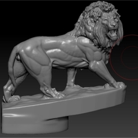 lion figurine on the hood of car  - Thumbnail 1