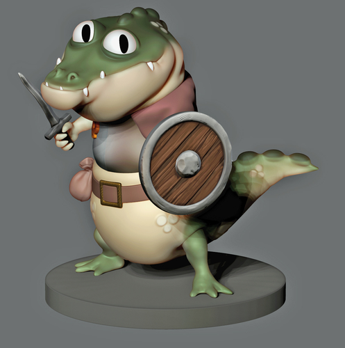 Croc Warrior 3D Print 160953