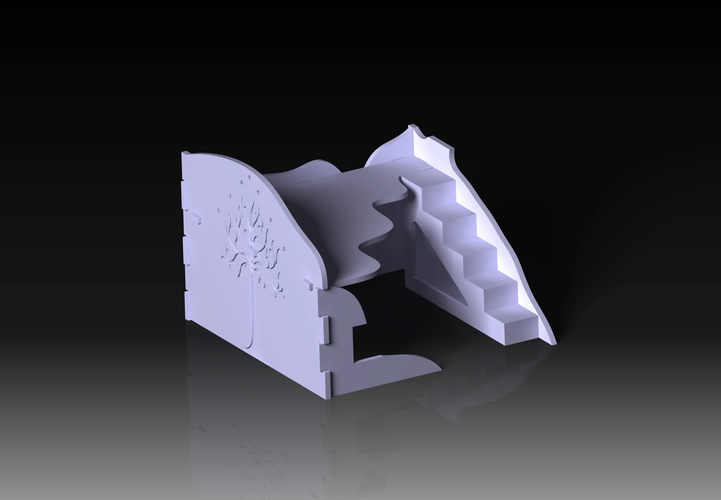 Destroyed building warhammer scenography 3D Print 160965