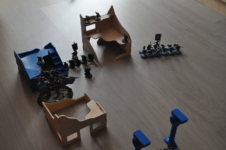 Destroyed Village warhammer scenography 3D Print 160978