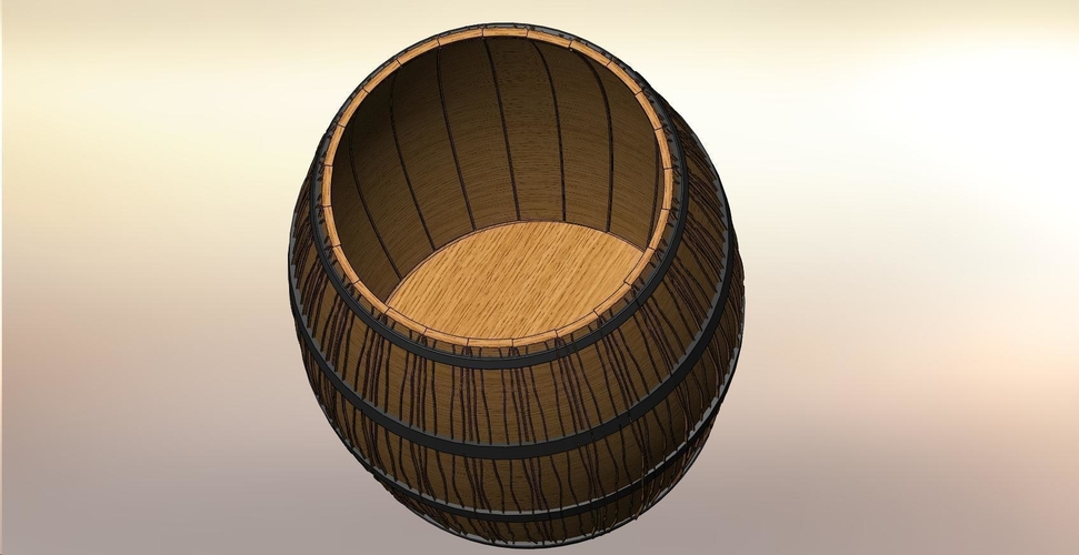 100mm Barrel with Textured Staves