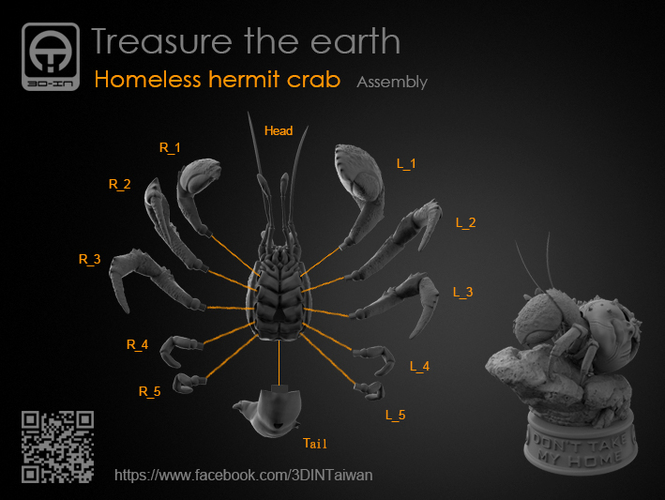 Hermit crabs 3D Print 161205