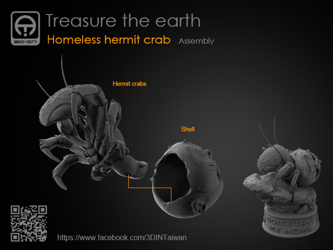 Hermit crabs 3D Print 161206
