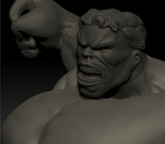 Hulk Statue 3D Print 161275