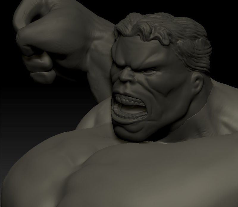Hulk Statue