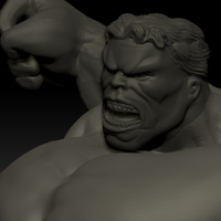 Small Hulk Statue 3D Printing 161275