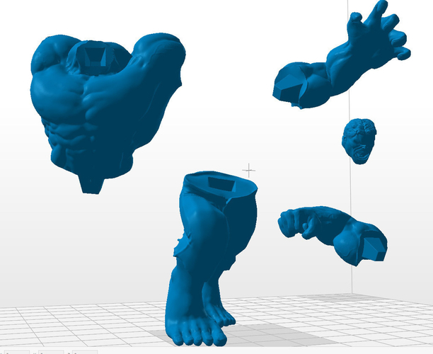 Hulk Statue 3D Print 161276