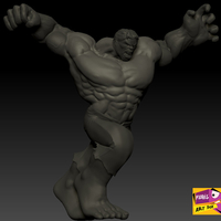 Hulk Statue - Thumbnail 3