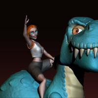 The T-rex girl - Thumbnail 3