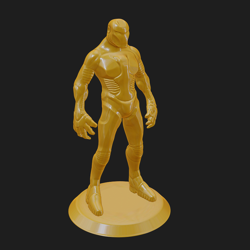 My robot style Iron Man