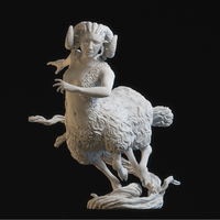 Small Sheep Centauroid 3D Printing 161566