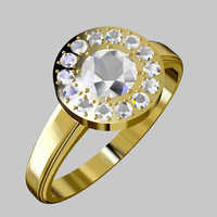 Diamond ring -  P3021 - Thumbnail 2