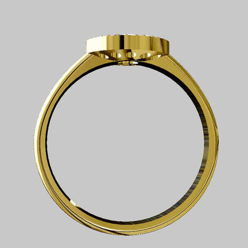 Diamond ring -  P3021 3D Print 16163