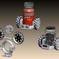 Small CokeCanBalanceBot 3D Printing 161769