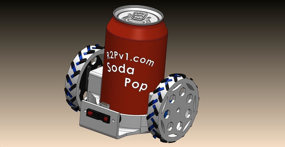CokeCanBalanceBot 3D Print 161772