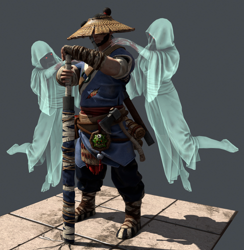 Avatar_Chinese Exorcist Warrior 3D Print 161836