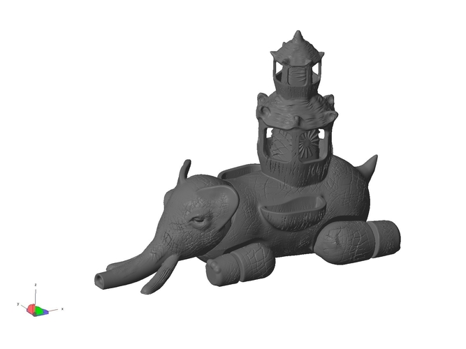 City Dream Elephant 3D Print 161906