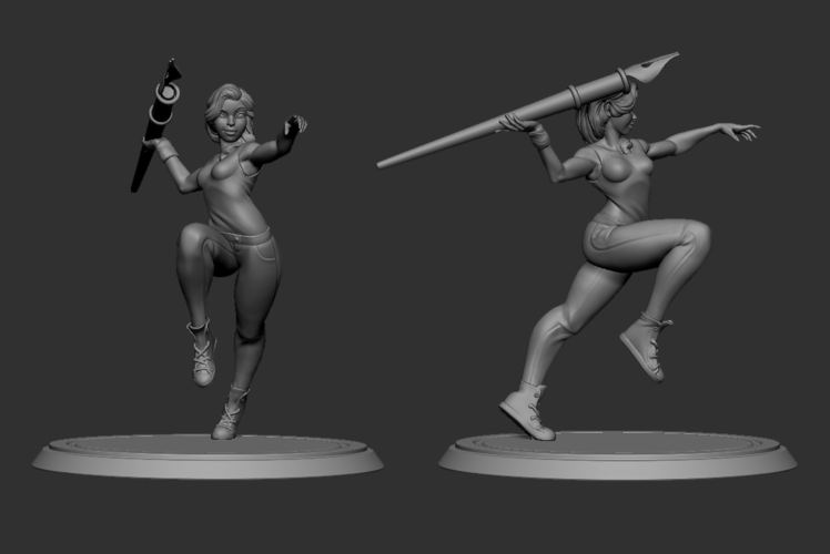 Avatar - Warrior Artist 3D Print 162110