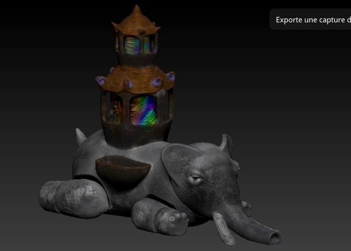 City Dream Elephant 3D Print 162136
