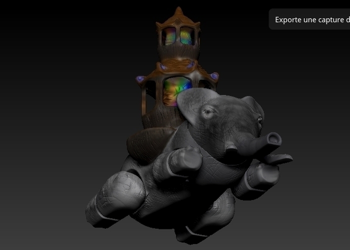 City Dream Elephant 3D Print 162139
