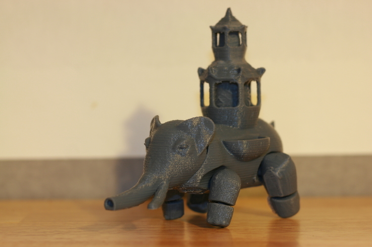 City Dream Elephant 3D Print 162205