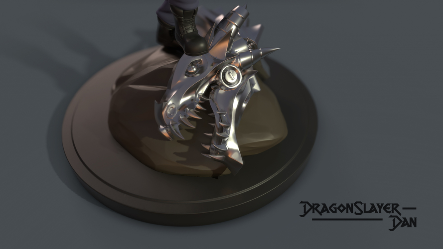 DragonSlayer Dan 3D Print 162290