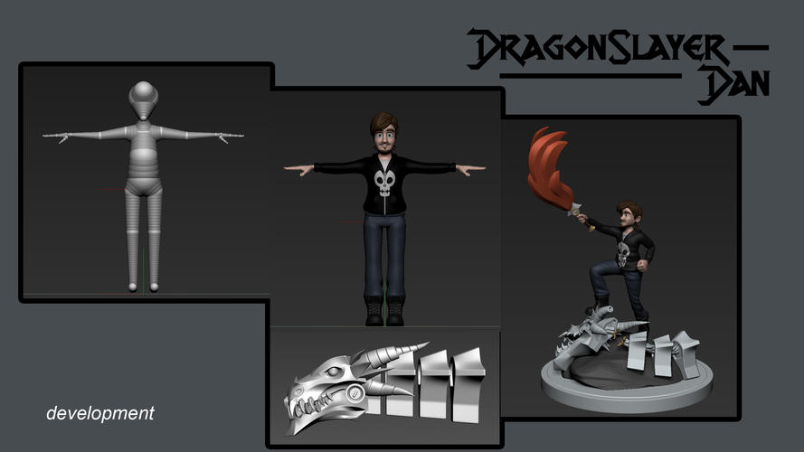 DragonSlayer Dan 3D Print 162317