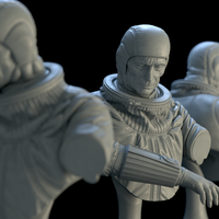 Astronaut Bust - Thumbnail 5