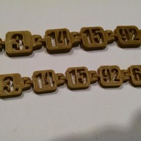 Small Pi Bracelet 3D Printing 16250