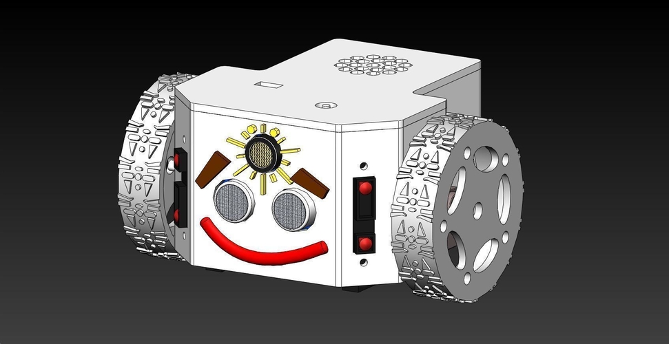 miniFloppyGamerBot 3D Print 162512