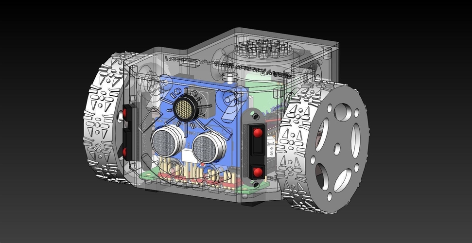 miniFloppyGamerBot 3D Print 162516