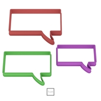 Cloud to comics set 3 cookie cutter for professional - Thumbnail 7