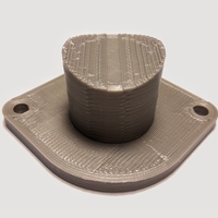 Small GReddy BOV Flange Plug 3D Printing 162594