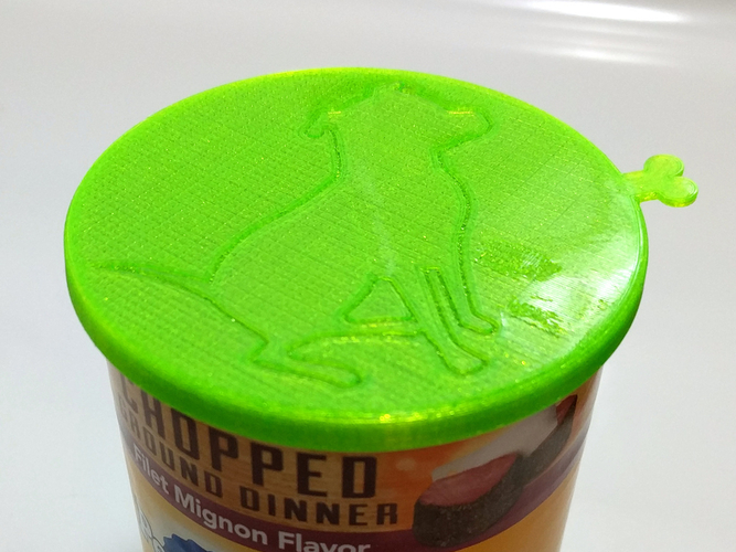 Dog Food Can Lid 3D Print 162625