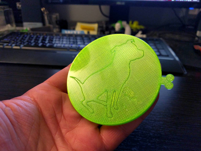 Dog Food Can Lid 3D Print 162628