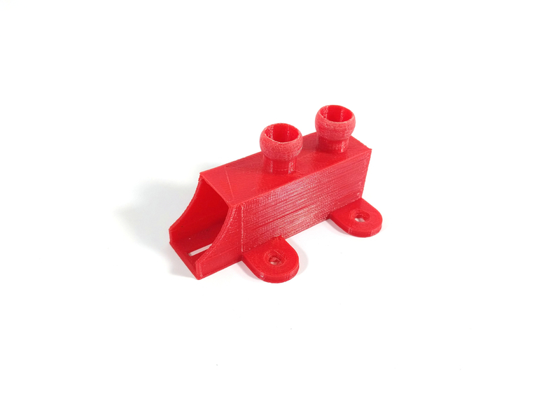 Snap fit 50mm blower to dual Loc-Line manifold