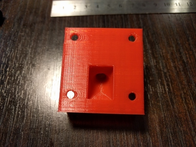 50mm Blower Fan to Modular Hose Mount (use with thing:891740) 3D Print 162657