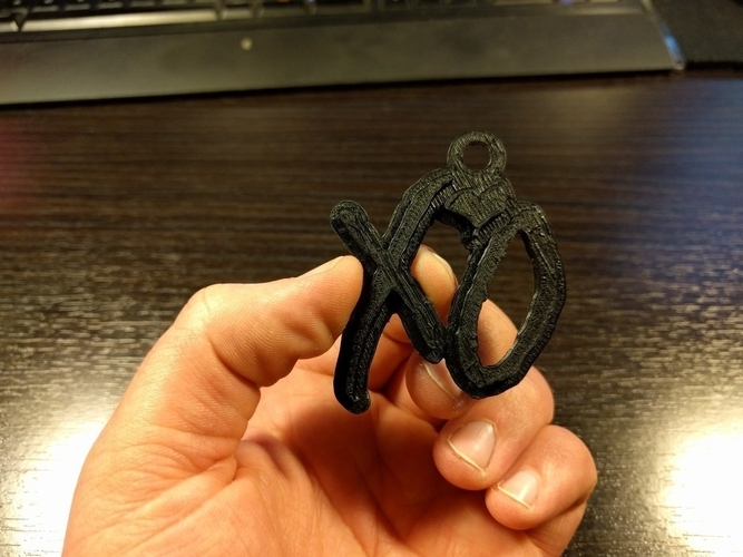 The Weeknd XO Keychain Thing 3D Print 162669